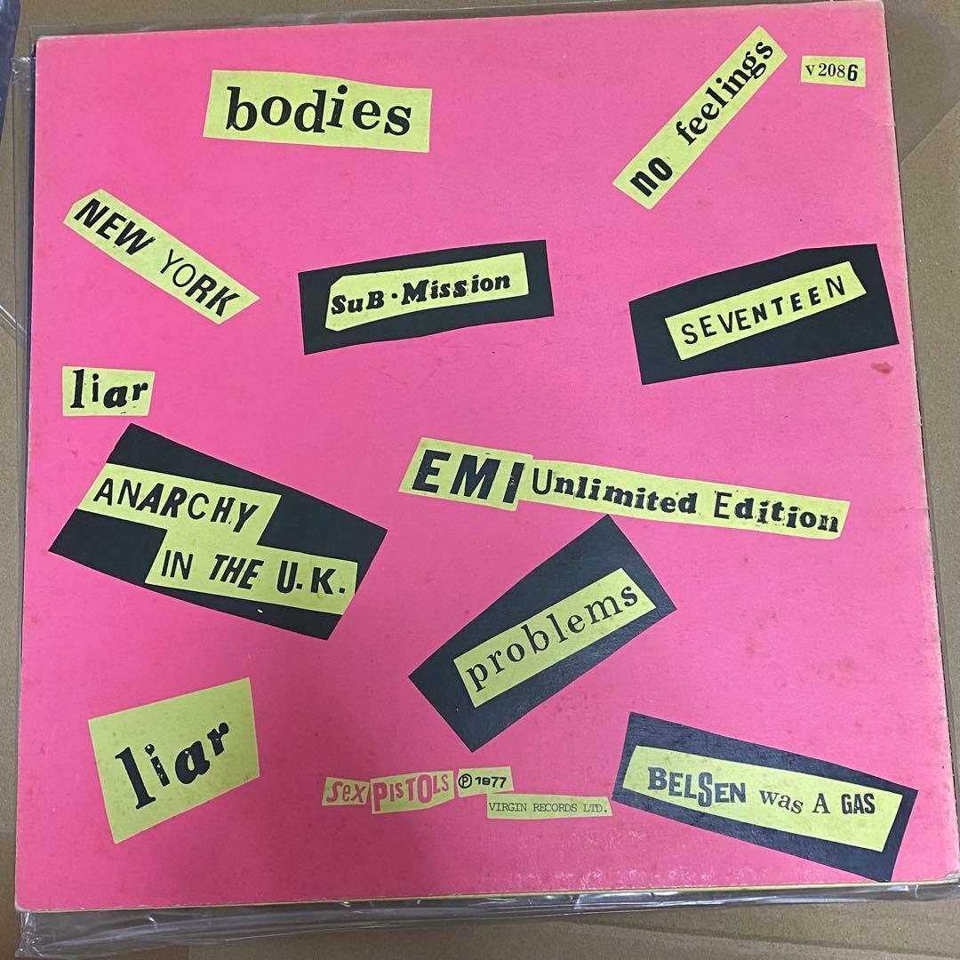 ミスプリUK初期盤 マットジャケSex Pistols