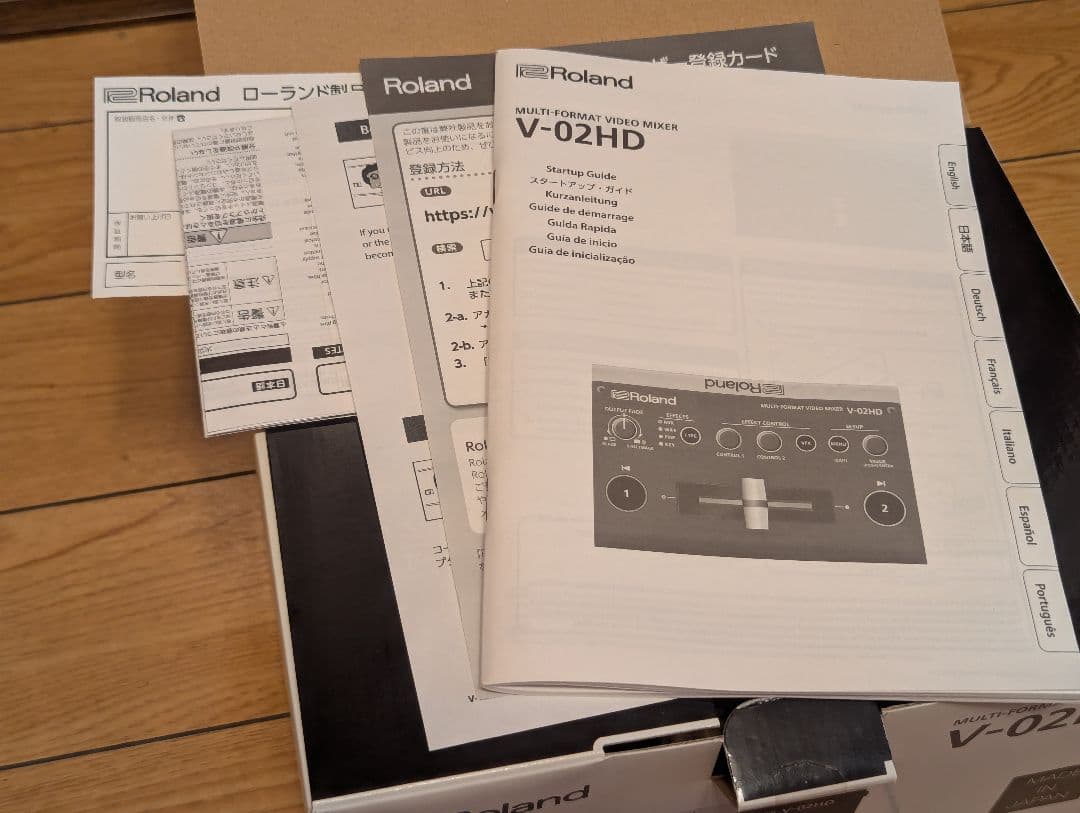 k*5様 Roland V-02HD マルチフォーマットビデオミキサー