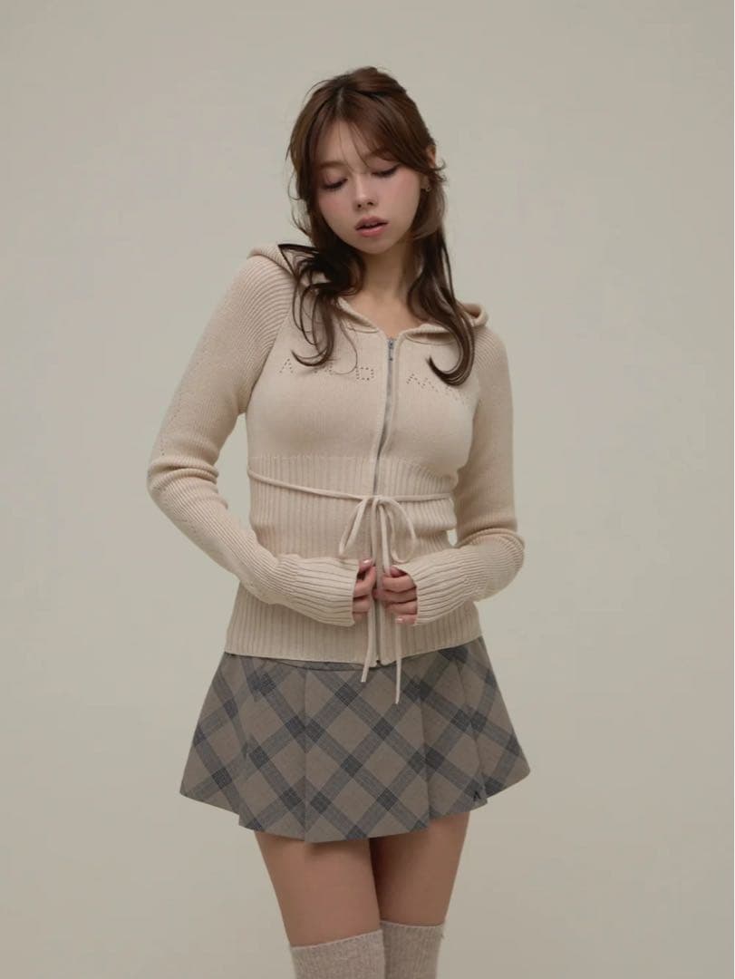 トップス Angel crochet hood tops andmary