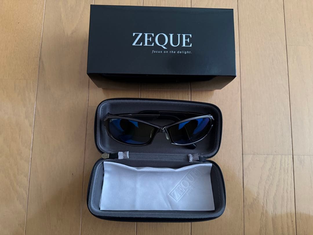 Zeque Zeal DD 偏光グラス タレックス イーズグリーン ミラー入り