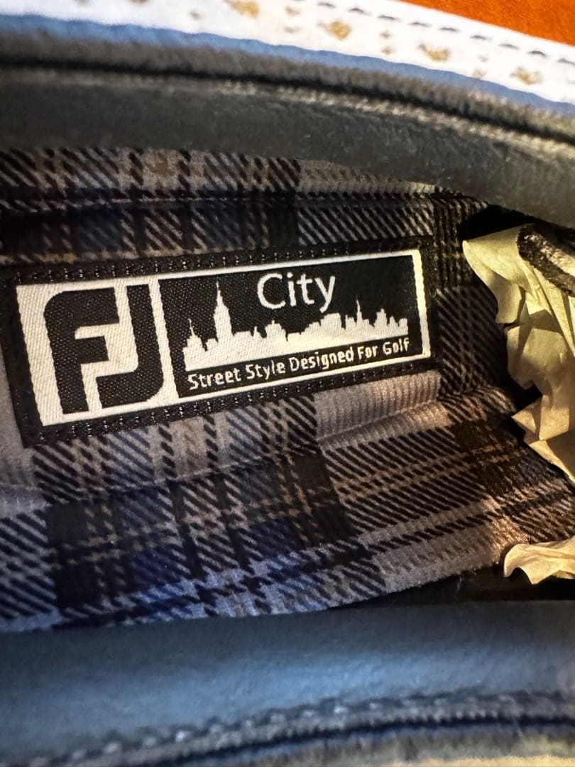 FootJoy ホワイト 26.5センチ ゴルフシューズ　レザーウイングチップ