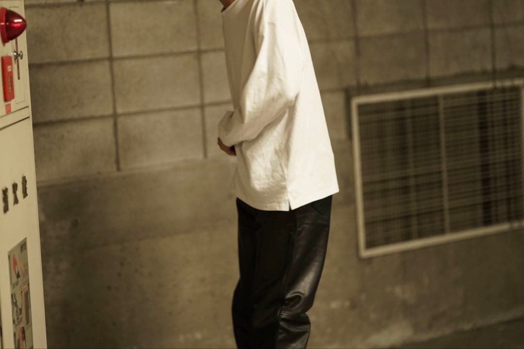 HARLEY DAVIDSON W34レザーパンツ メンズ 黒 本革 ライダース