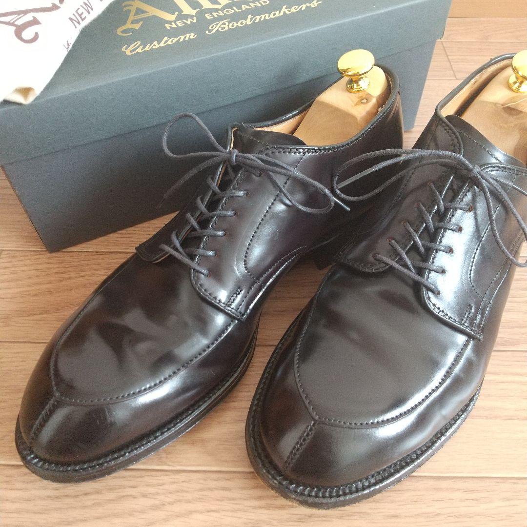Alden 54331 コードバン ブラック Vチップ 9D 箱付き オールデン