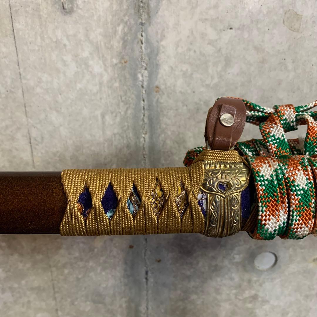 【模造刀/居合刀】長刀　金属製　武具　コレクション美術居合刀剣