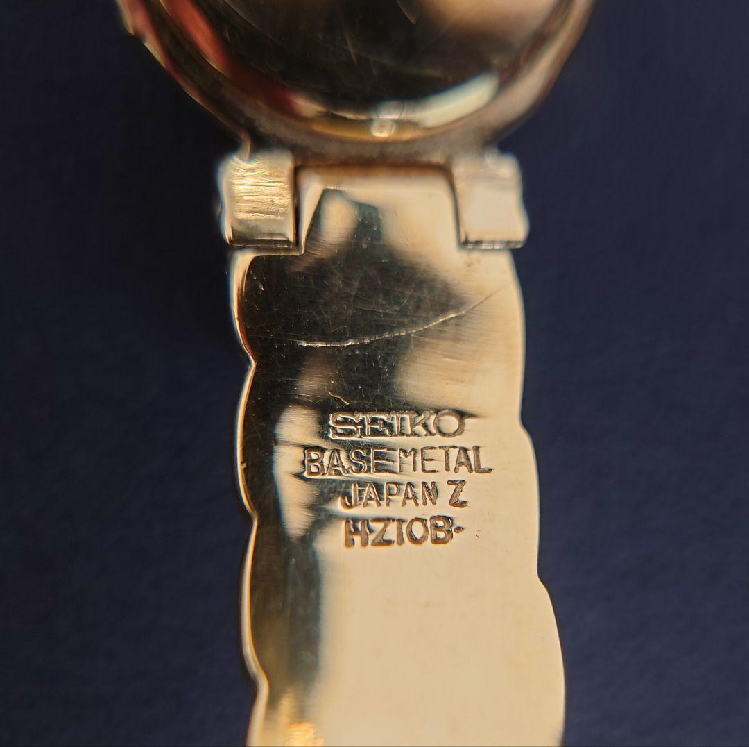 SEIKO セイコー バングルウォッチ 石付き 腕時計 クォーツ 稼働品