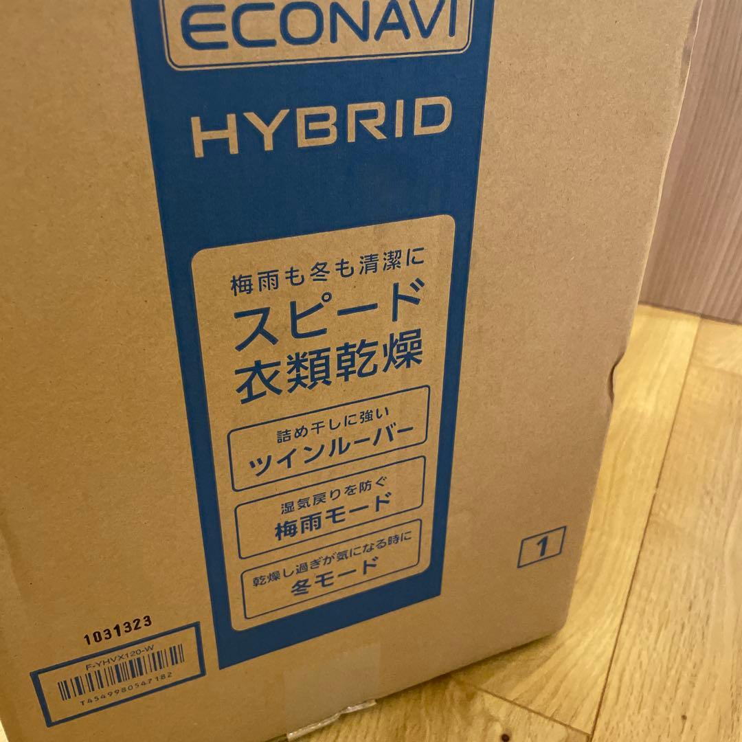 Panasonic ハイブリッド衣類乾燥機 F-YHVX120-W