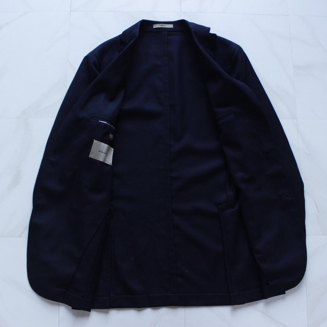 BOGLIOLI DOVER ジャケット シェルボタン ネイビー ホップサック