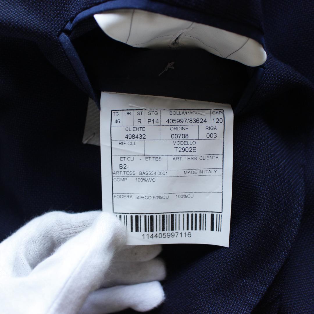 BOGLIOLI DOVER ジャケット シェルボタン ネイビー ホップサック