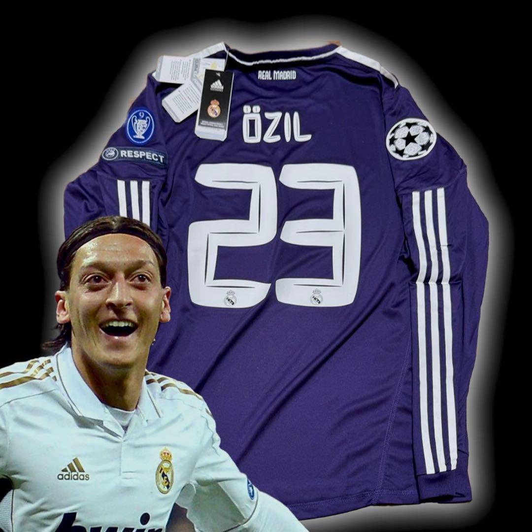 【新品】レアル・マドリード 10/11 エジル 選手仕様同様　長袖ユニフォーム