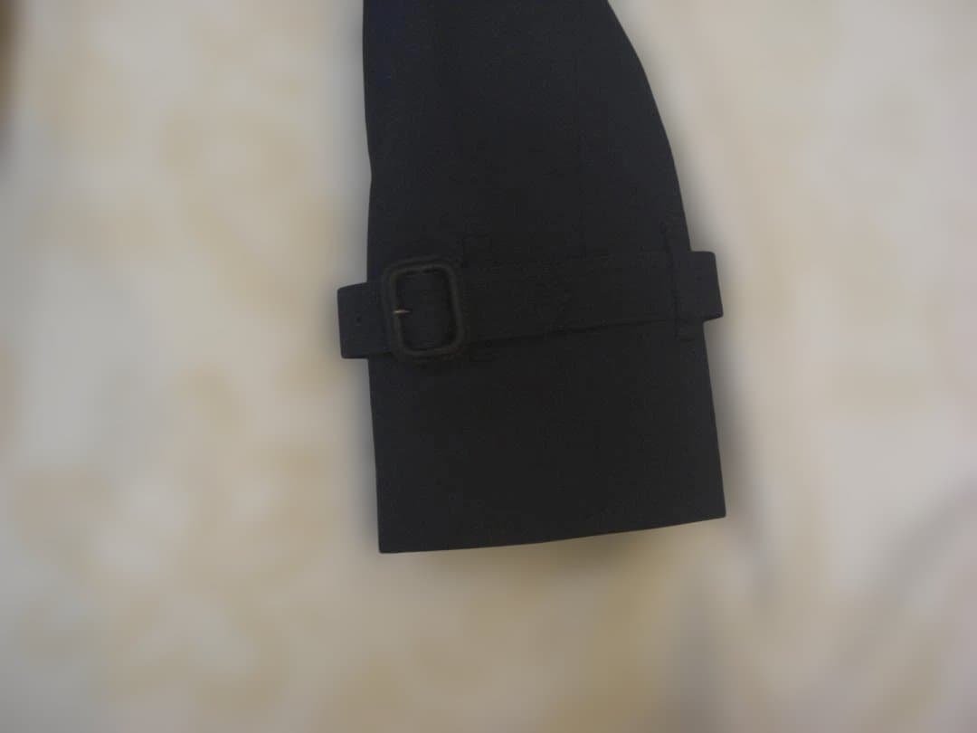 美品 DAKS トレンチコート ネイビー ダブルブレスト size40 L