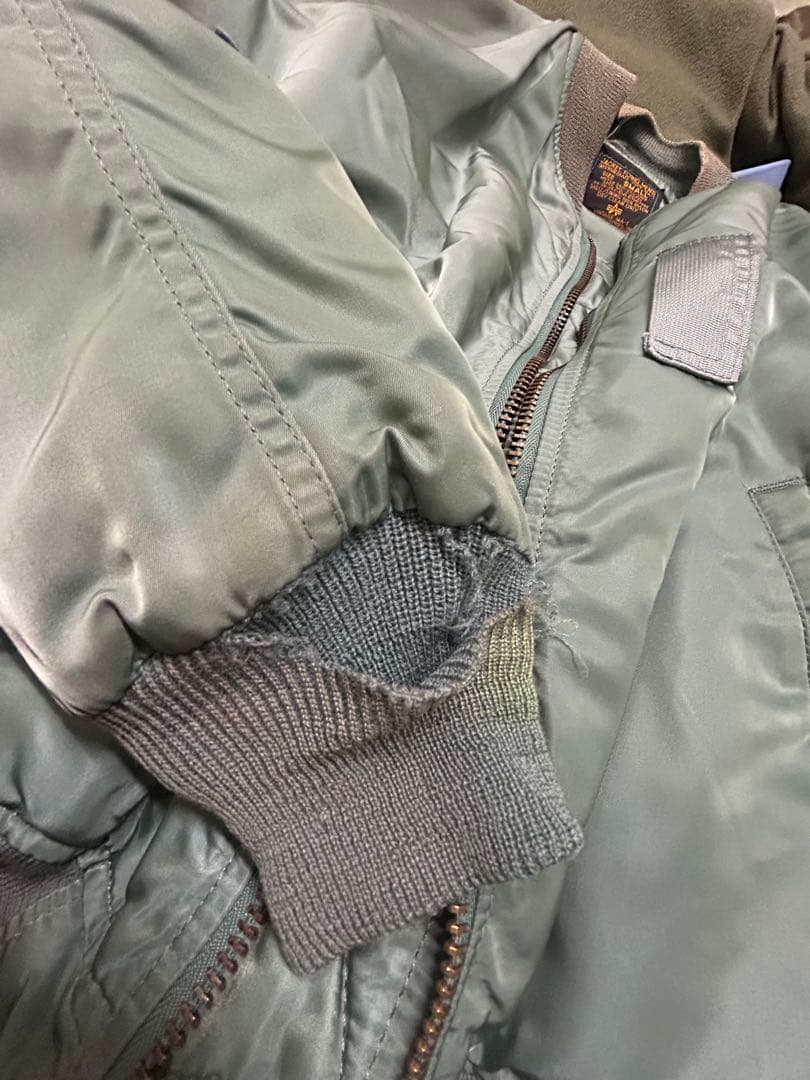 USA製　ALPHA 50s復刻　ma-1 フライトジャケット　y2k