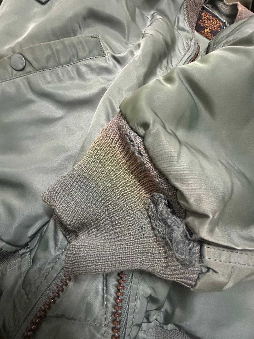 USA製　ALPHA 50s復刻　ma-1 フライトジャケット　y2k