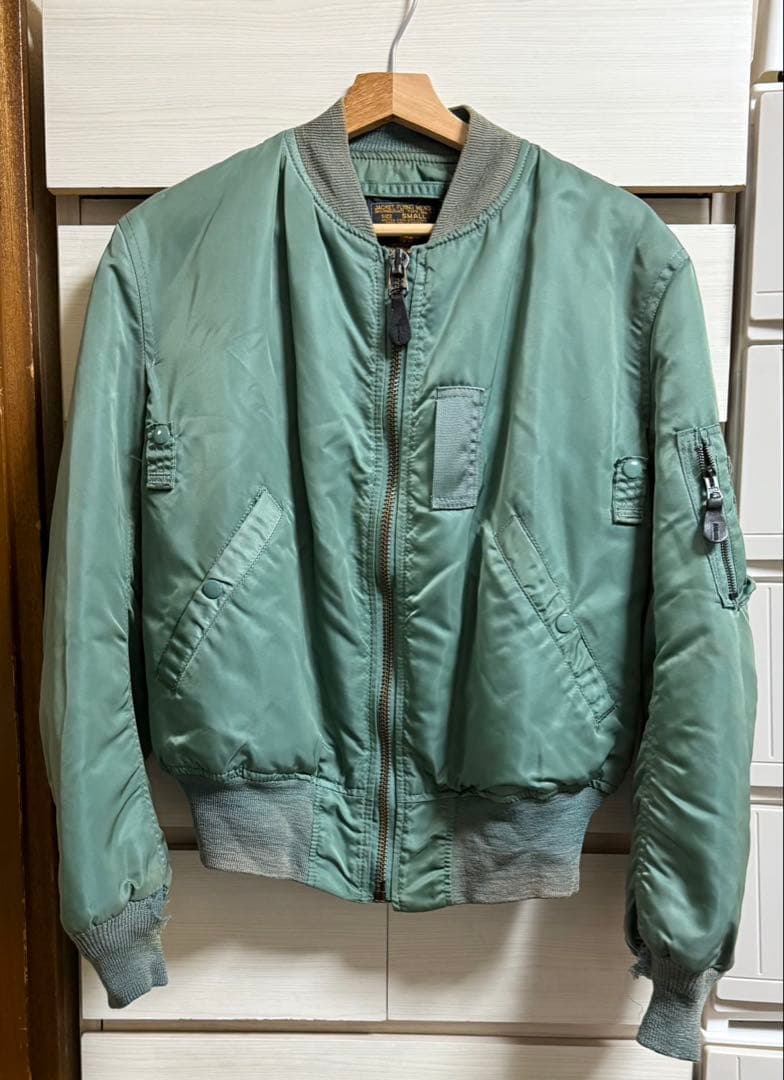 USA製　ALPHA 50s復刻　ma-1 フライトジャケット　y2k