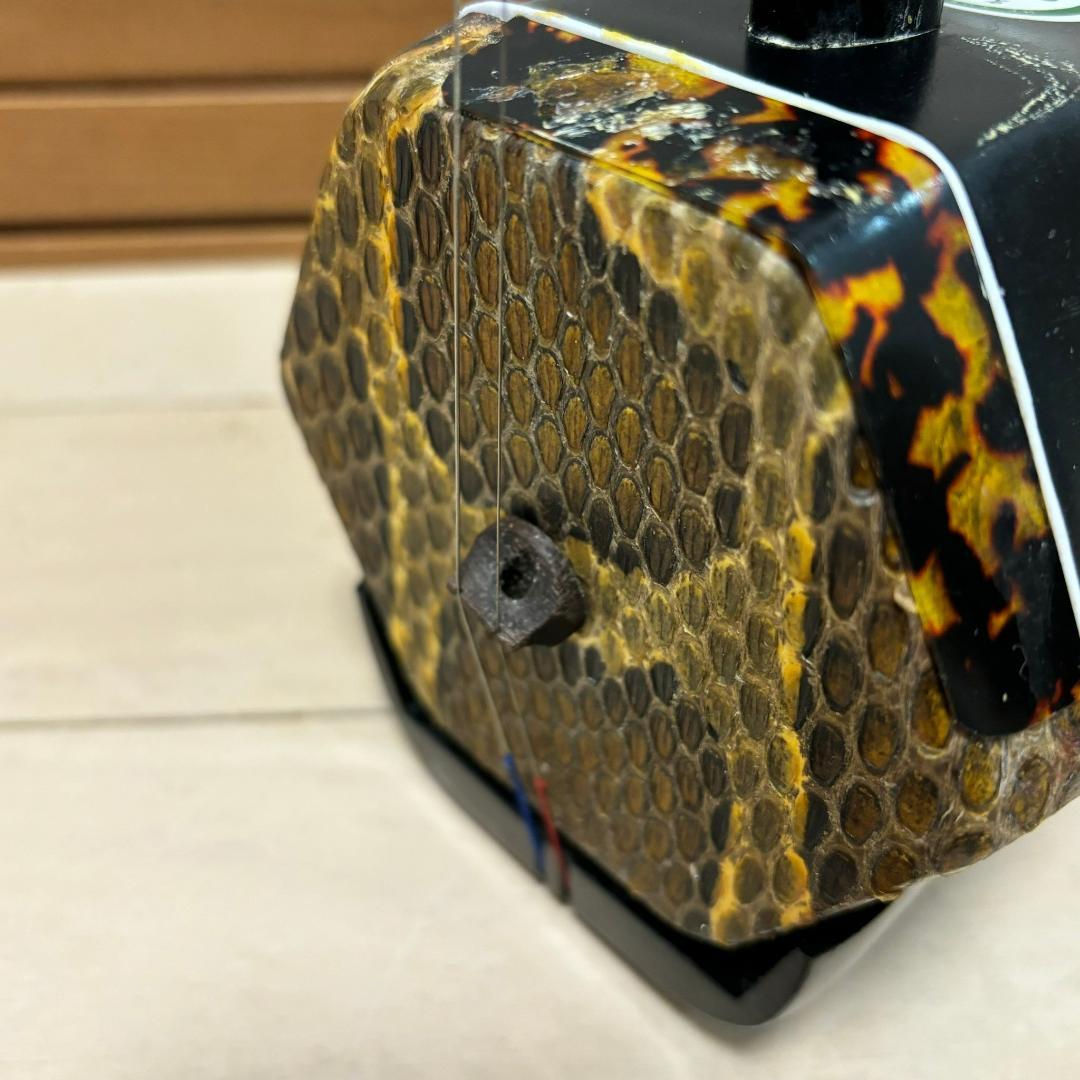 二胡 中国弦楽器 　紅木二胡 　弓付き ハードケース セット