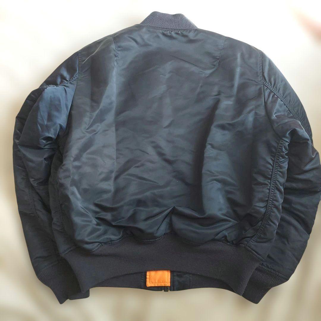 【美品】ALPHA INDUSTRIES MA-1 リバーシブル　M ネイビー