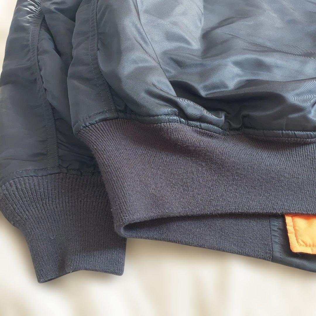 【美品】ALPHA INDUSTRIES MA-1 リバーシブル　M ネイビー