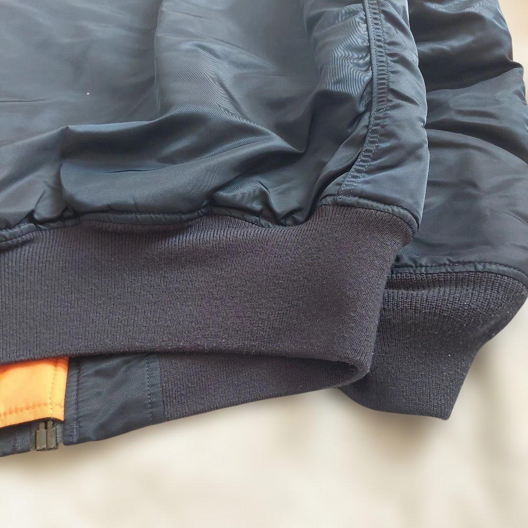 【美品】ALPHA INDUSTRIES MA-1 リバーシブル　M ネイビー