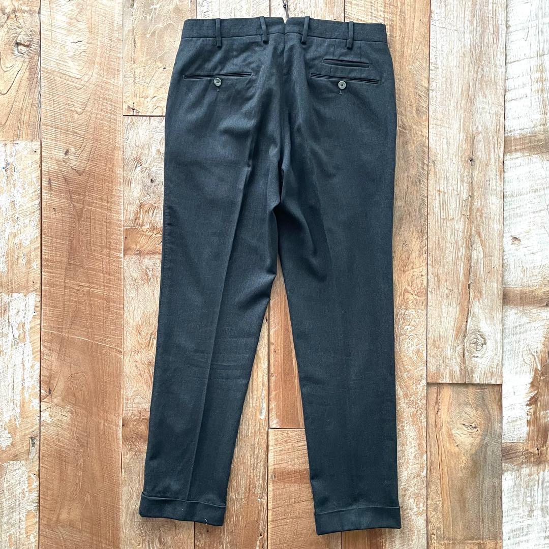 【美品】PT01 EVO FIT テーパード ウール スラックス パンツ 48