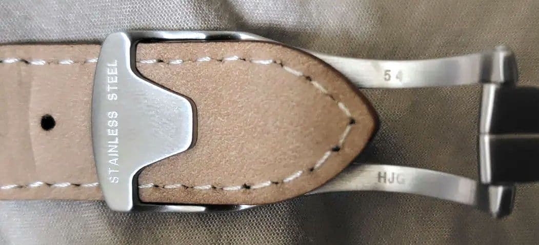 最終値下げ　新品 OMEGA フォールディングバックルとモデラート製レザーベルト