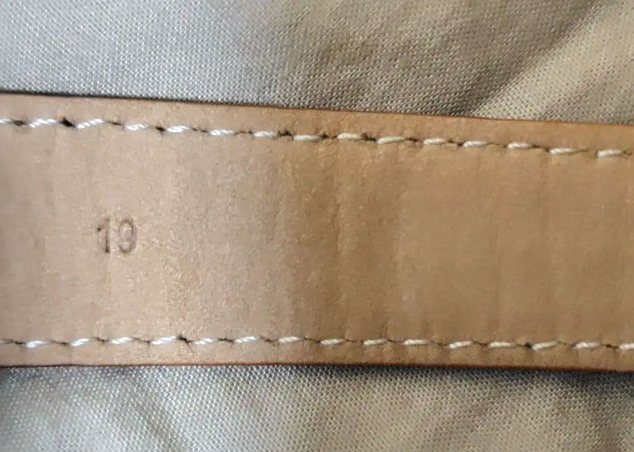 最終値下げ　新品 OMEGA フォールディングバックルとモデラート製レザーベルト