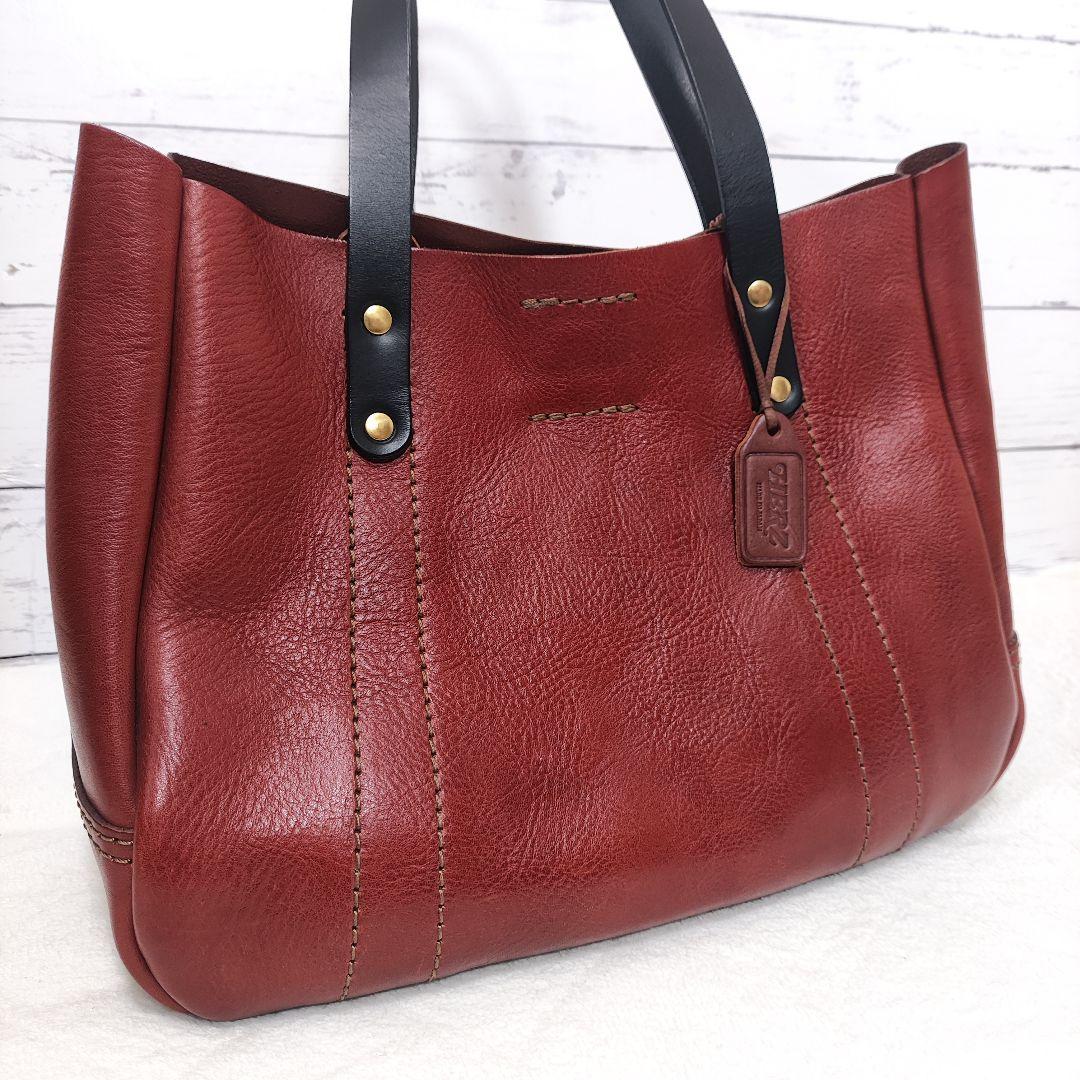 ⭐️HERZ⭐️ ヘルツ ウーマントート 本革 手作り ブラウン ビジネス A4