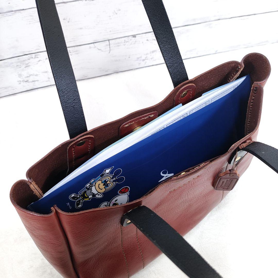 ⭐️HERZ⭐️ ヘルツ ウーマントート 本革 手作り ブラウン ビジネス A4