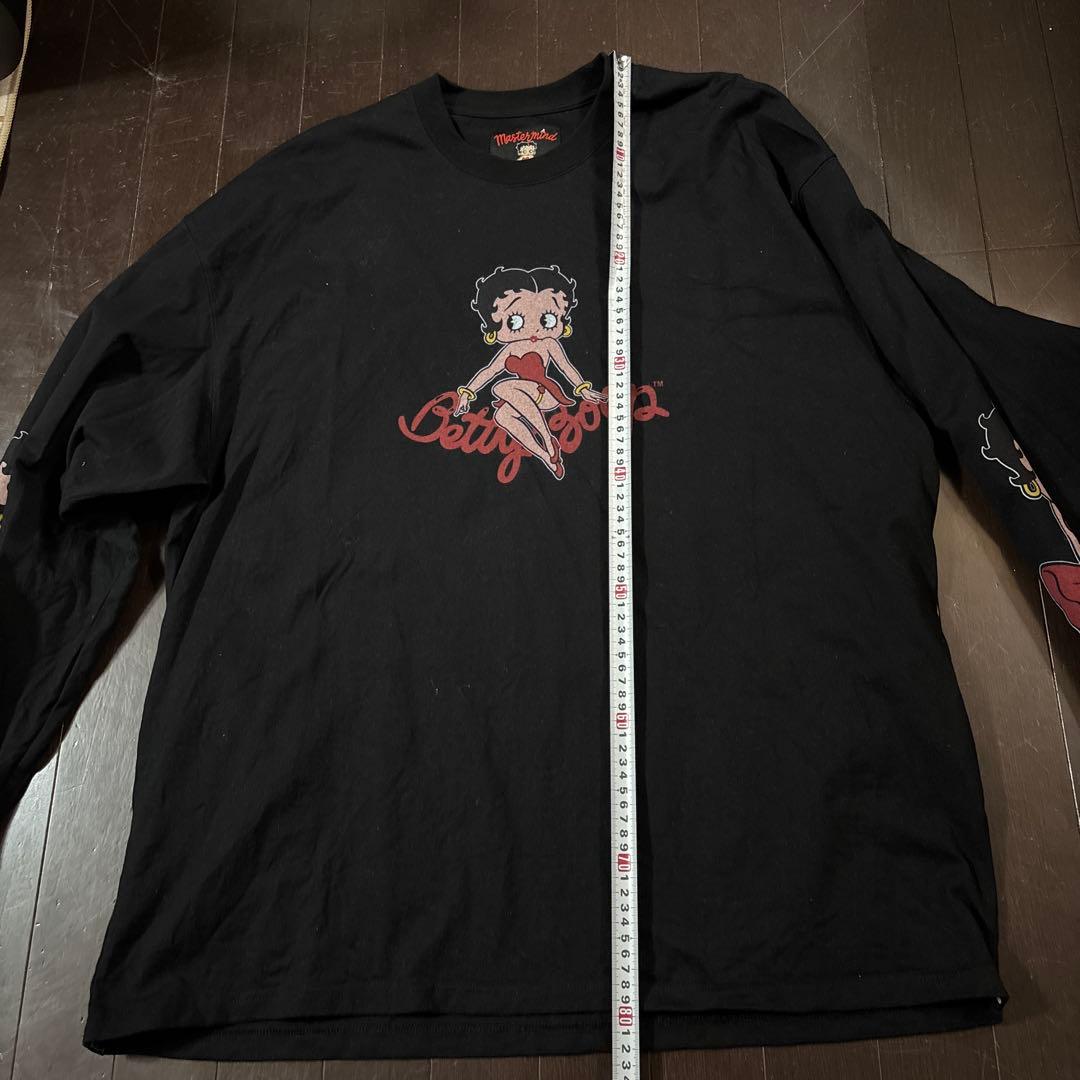 Mastermind x Betty Boop 長袖Tシャツ L 黒