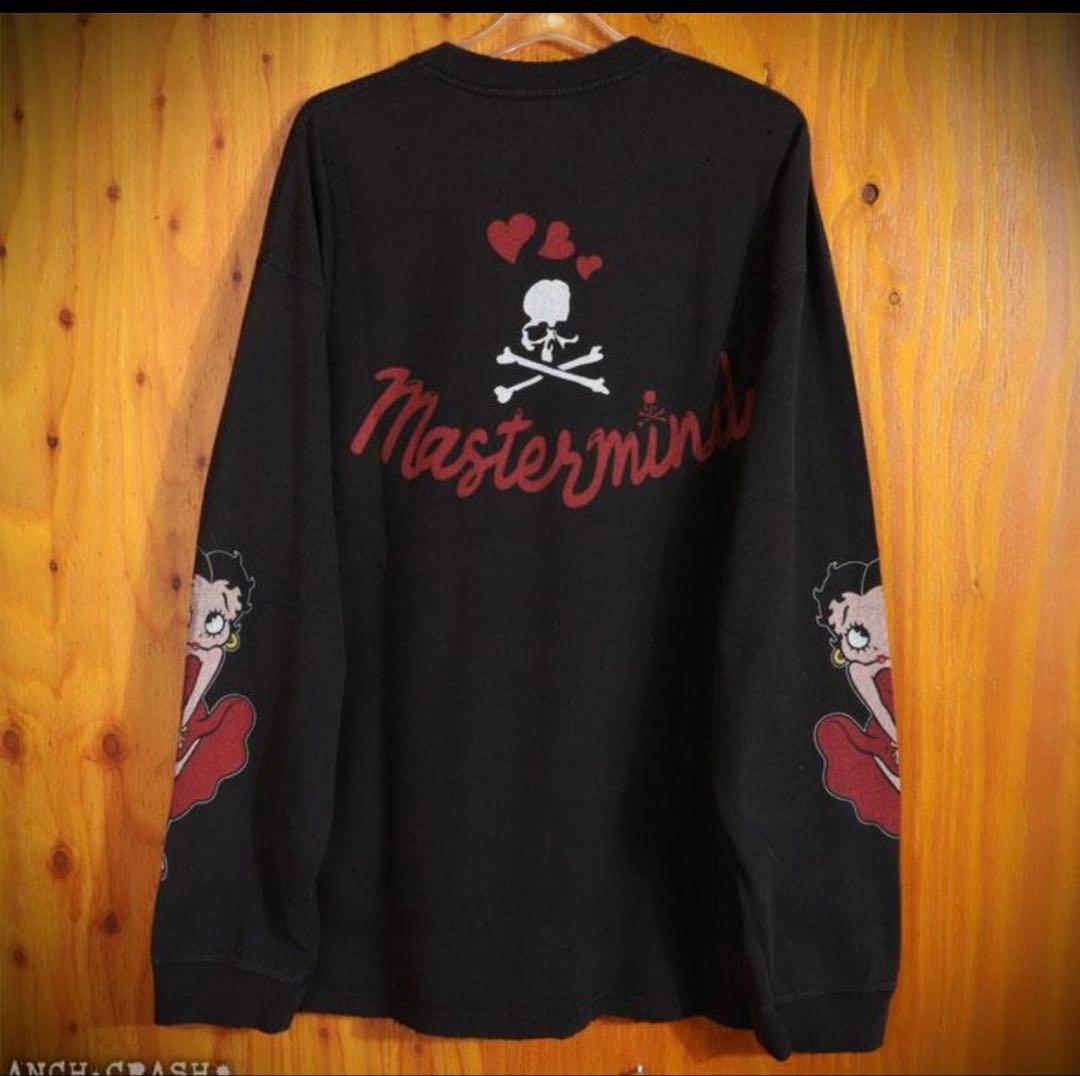 Mastermind x Betty Boop 長袖Tシャツ L 黒