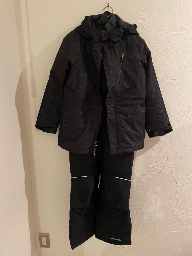 Columbia 子ども用スキーウェア ブラック 140