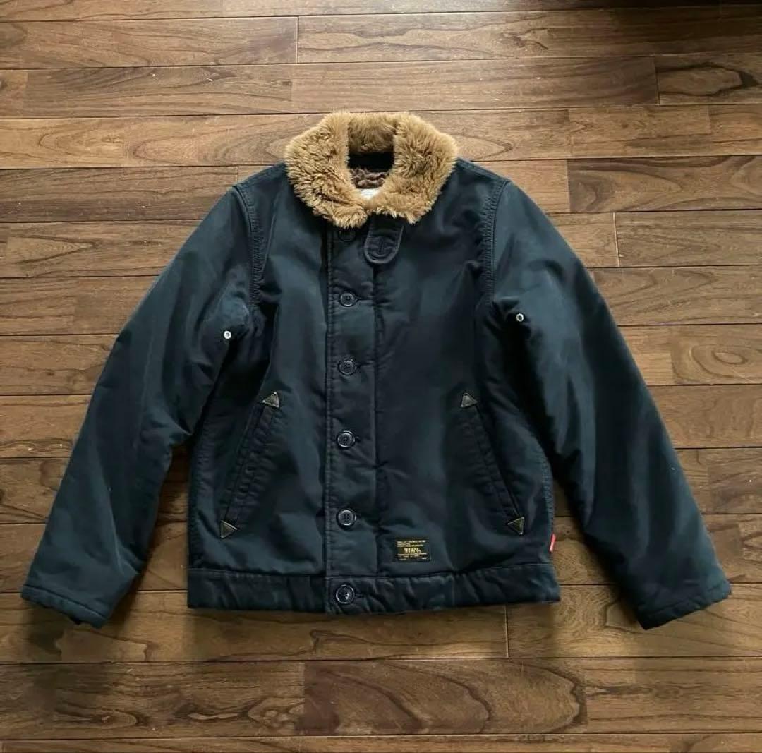 WTAPS N-1 デッキジャケット ネイビー Mサイズ 純正ハンガー付き