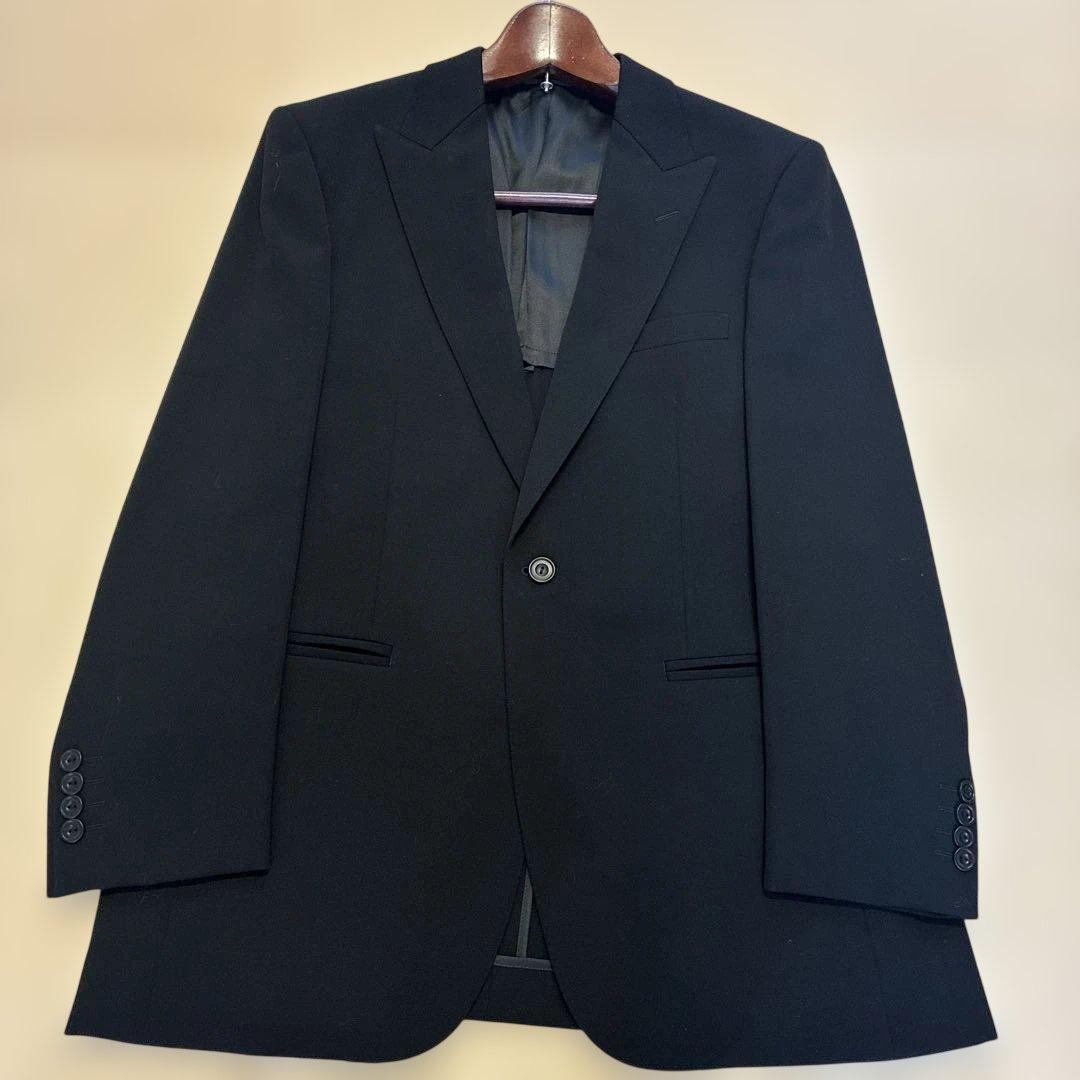 【値下げ】新品未使用⭐︎バーバリーBURBERRYブラックスーツ 日本製