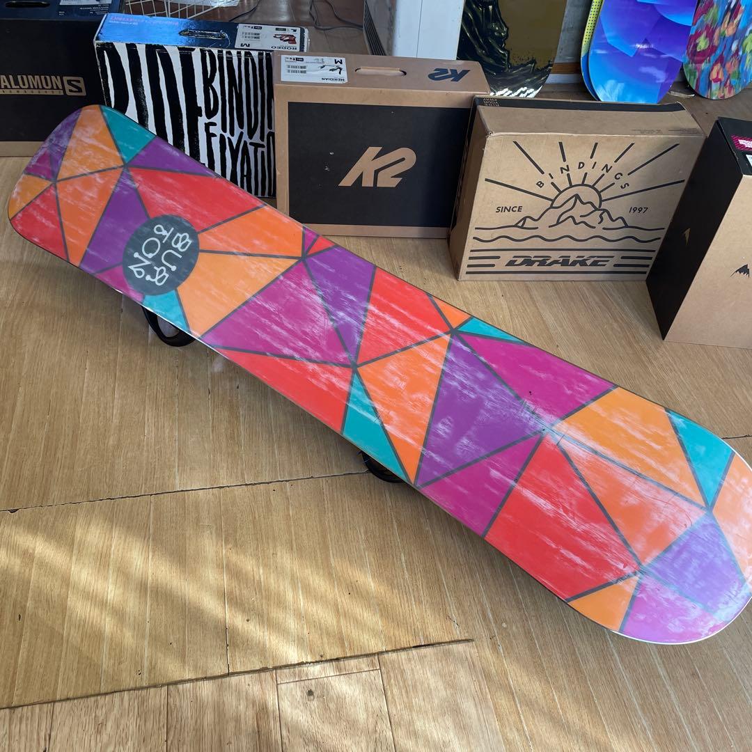 BURTON×NB　バートン　バインディング付　スノーボードセット