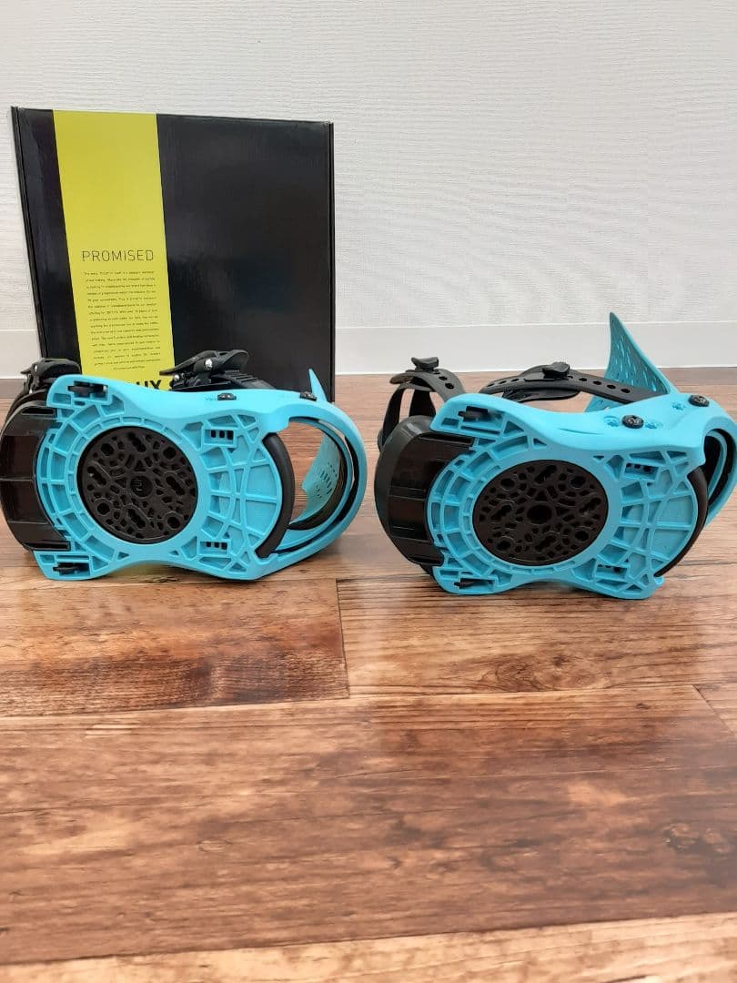 周*ん様 FLUX スノーボードビンディング ターコイズ　Sサイズ