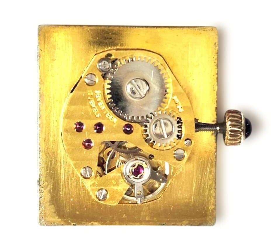 ウォルサム ゴールド マキシム 18K 手巻き 時計 クロコベルト【稼働品】