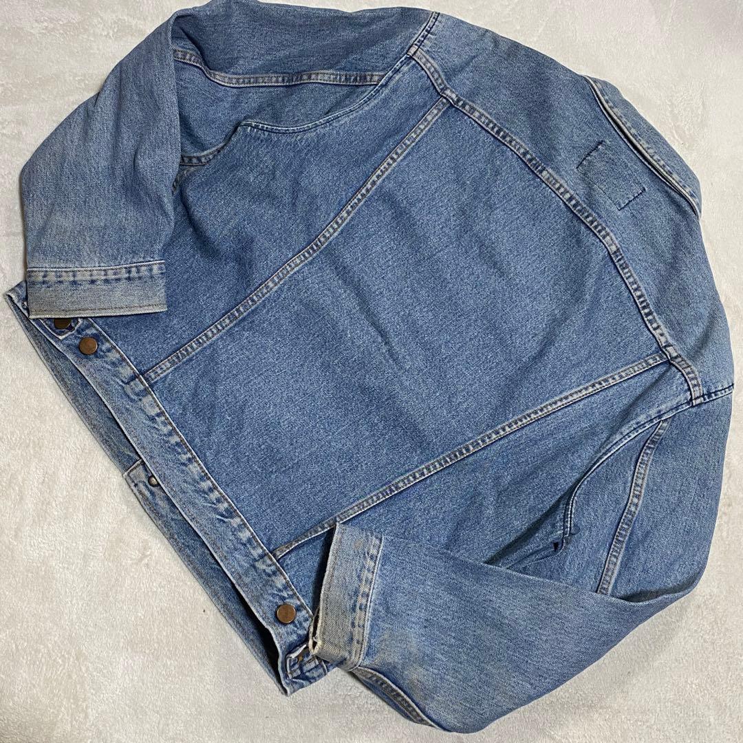 美品 90s ラングラー wrangler ジージャン デニムジャケット L