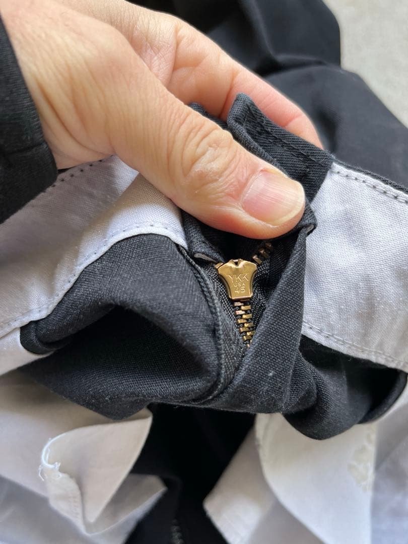 【USA製】90s Dickies ブラック ツータック