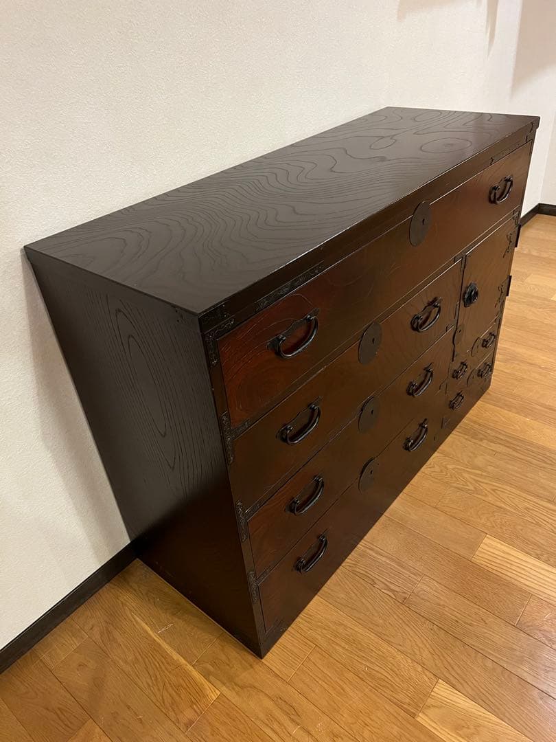 アンティーク和ダンス　鍵付き