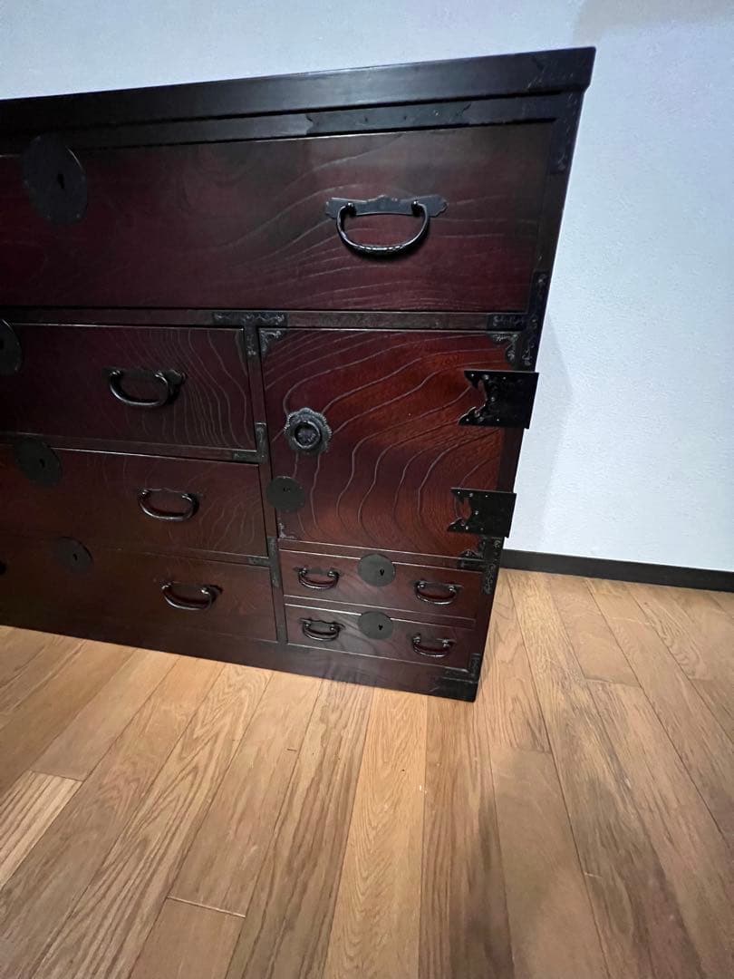 アンティーク和ダンス　鍵付き