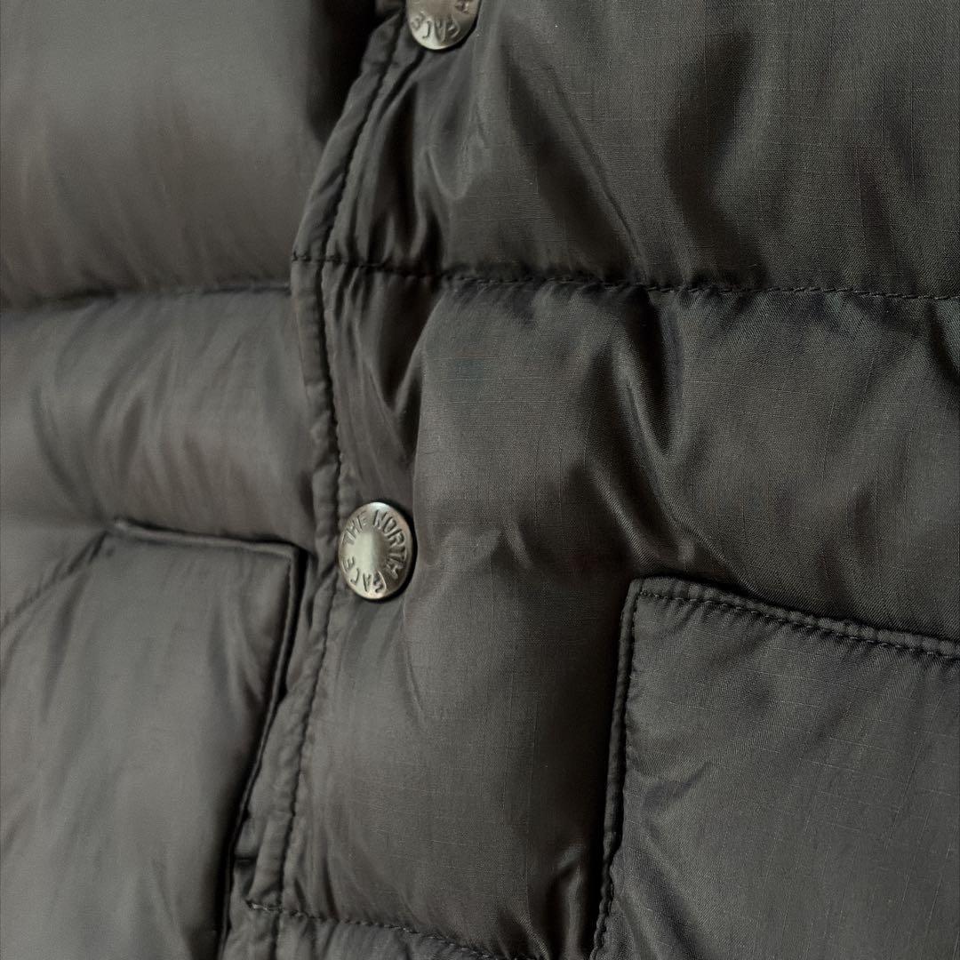 【希少　レア】ノースフェイス　S パープルレーベル　ダウンベスト　黒　ペイズリー