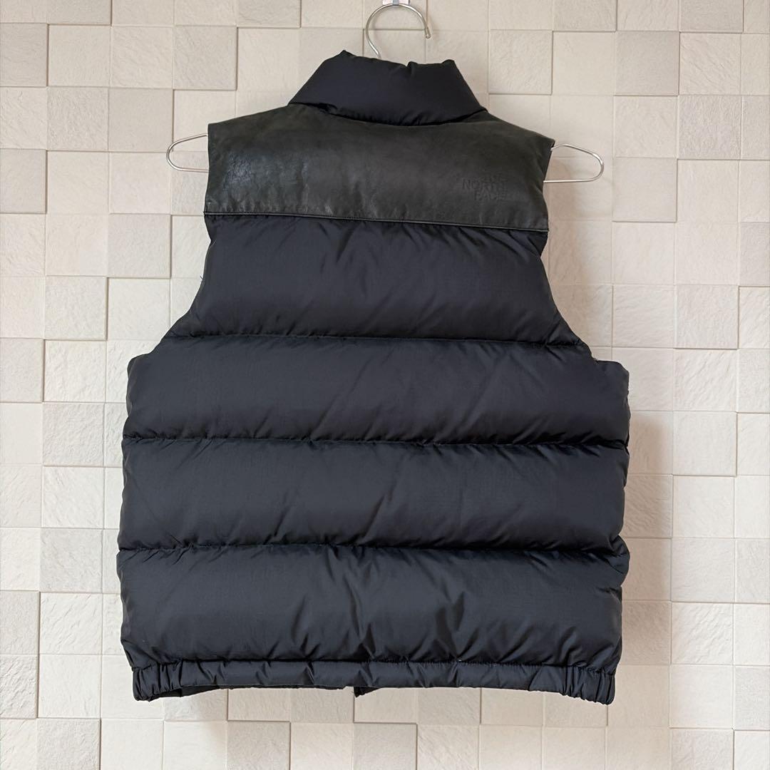 【希少　レア】ノースフェイス　S パープルレーベル　ダウンベスト　黒　ペイズリー