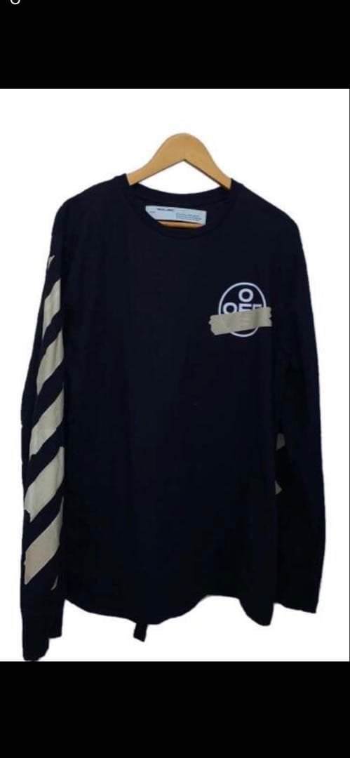 OFF-WHITE オフホワイト　長袖ブラック