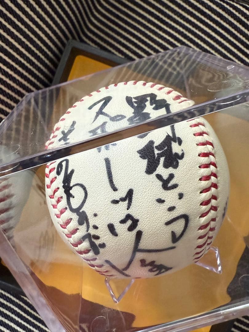 限定お値下げ　長嶋茂雄サイン&座右の銘入り野球ボール ケース付き