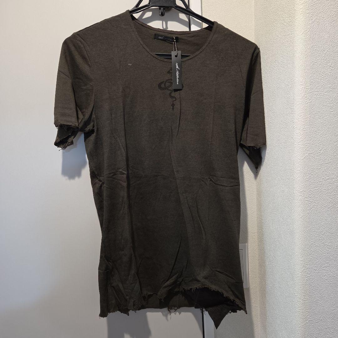 14th Addiction Snake Print Tシャツ S チャコール