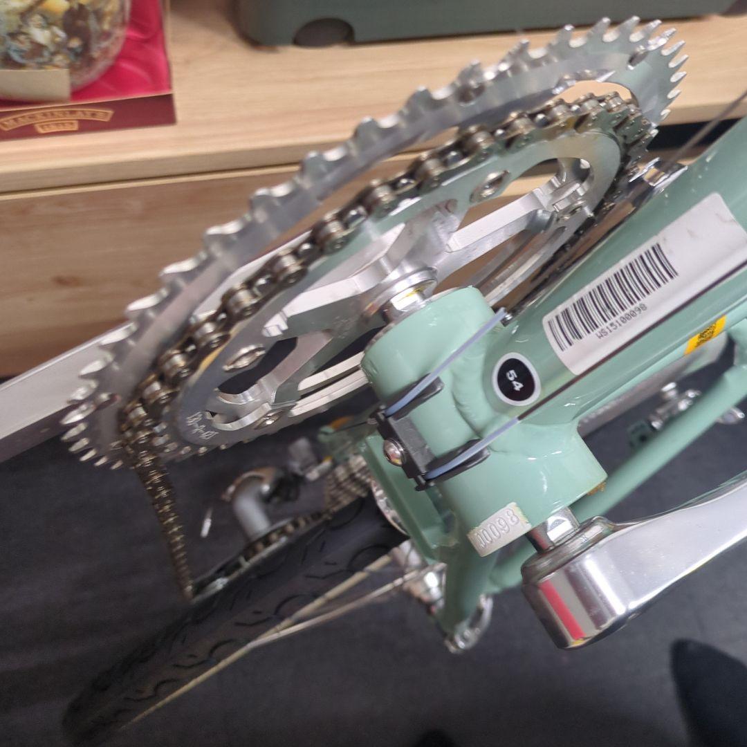 【超美品】【未使用】ビアンキ　チェレステ　2016　ミニベロ