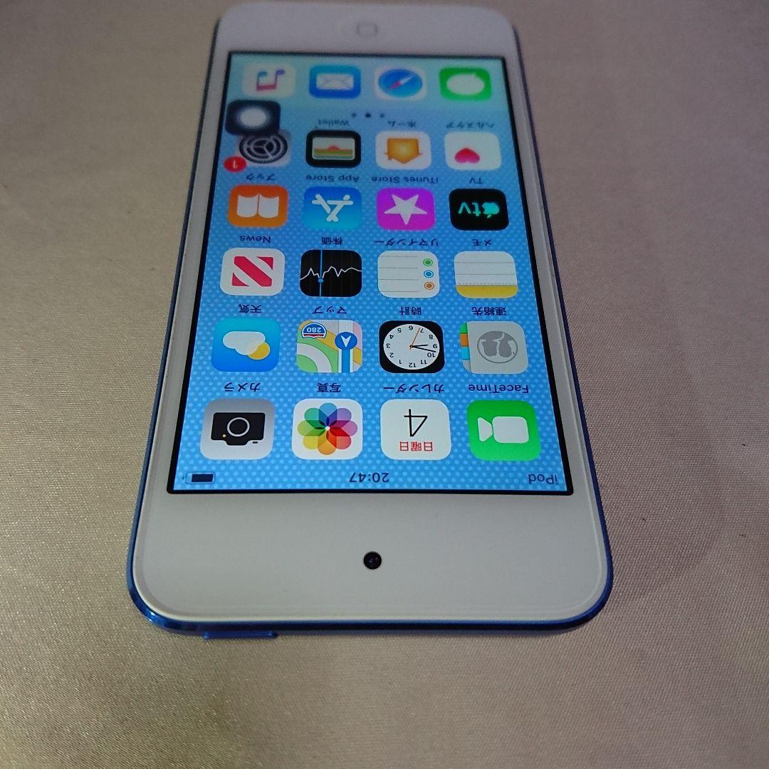 1163番.新品バッテリー iPod touch 第6世代 ブルー 128GB