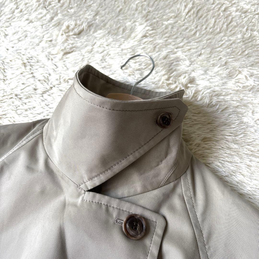 ☆2025SS完売品☆ノーブル　グロウツイルアシメトリーカラートレンチコート　S