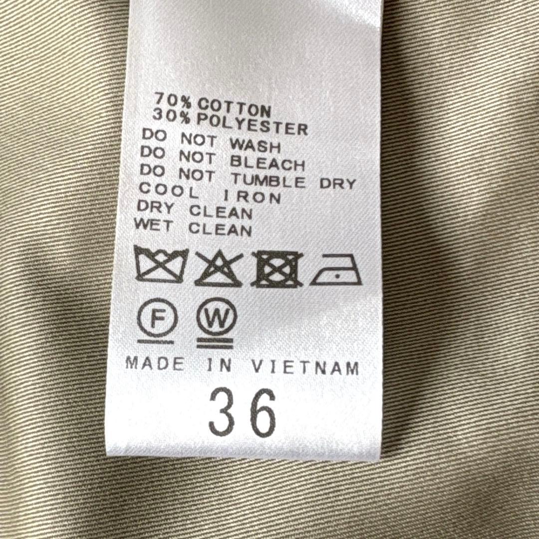 ☆2025SS完売品☆ノーブル　グロウツイルアシメトリーカラートレンチコート　S