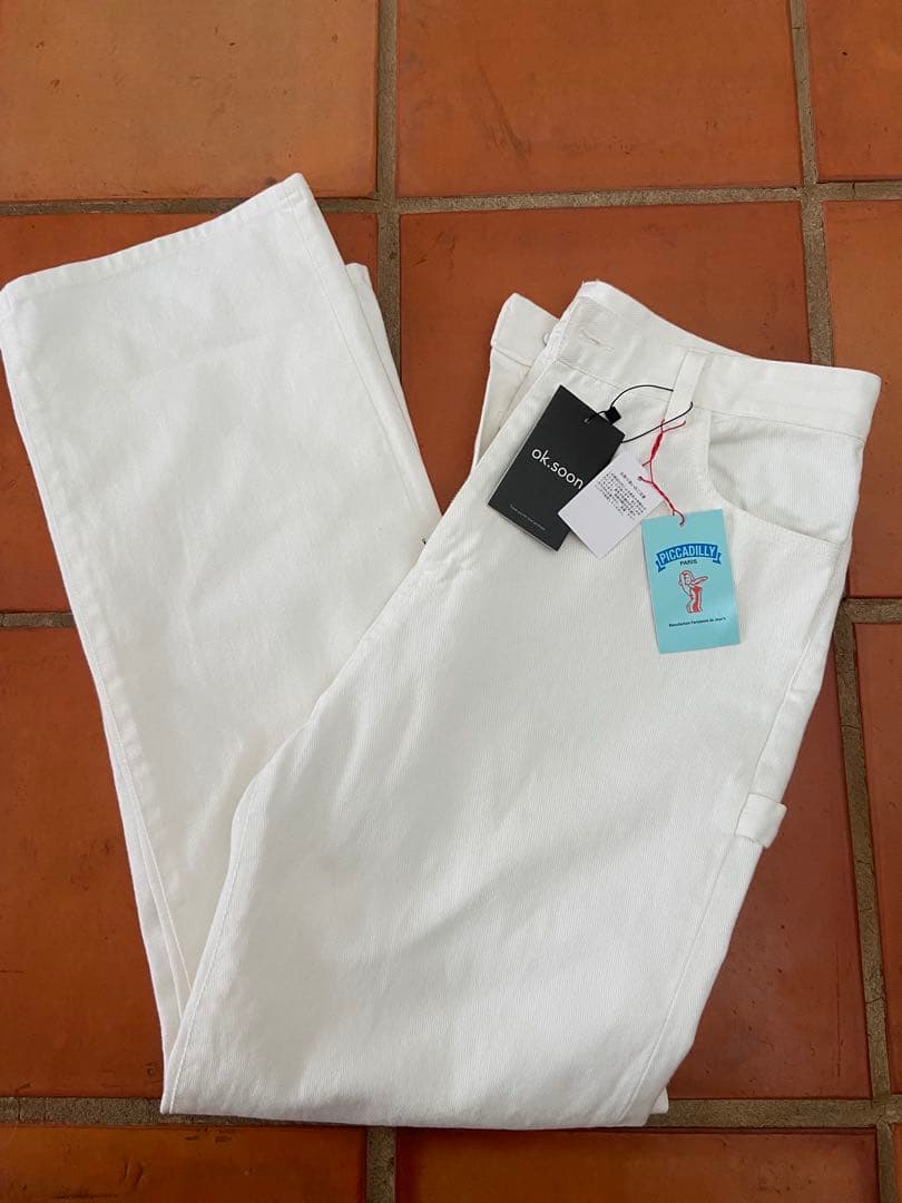 【タグ付新品】ok.soon オクスン 別注 ピカデリー ペインターパンツ