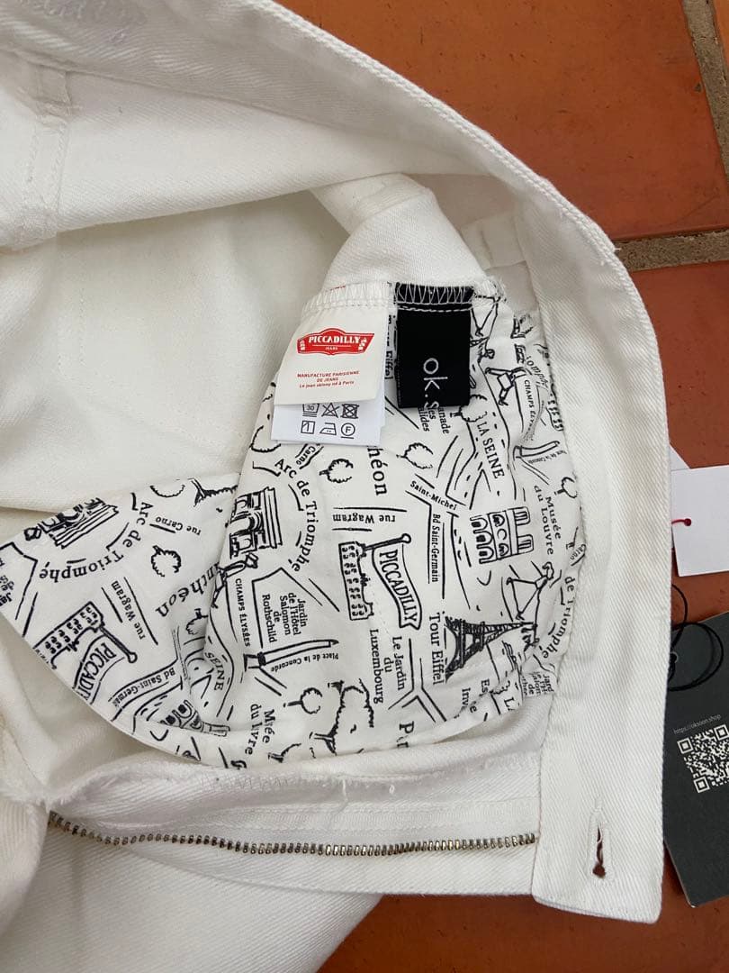 【タグ付新品】ok.soon オクスン 別注 ピカデリー ペインターパンツ