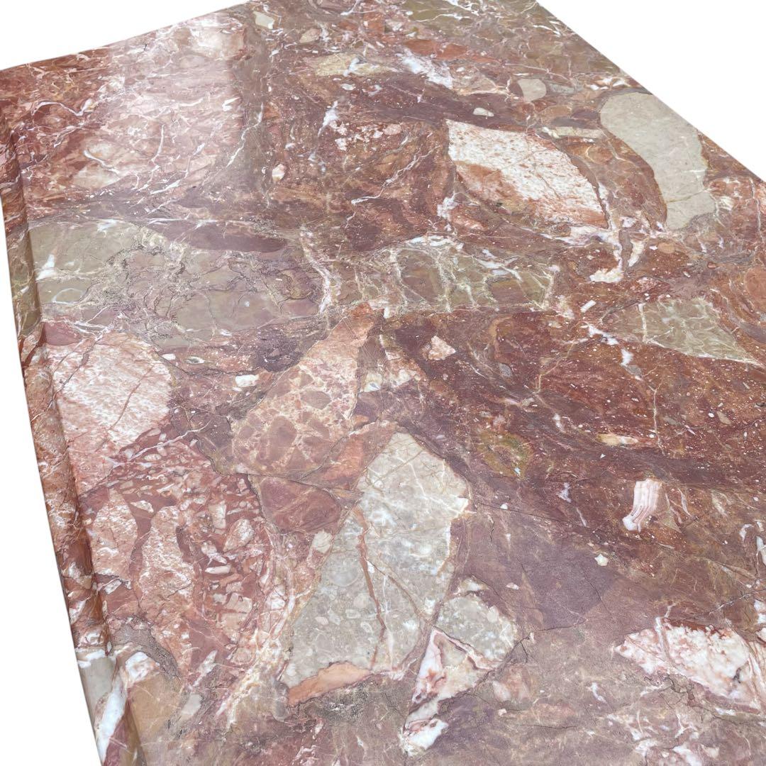 イタリア製　アンティーク調 大理石 サイドテーブル 猫脚　コンソールテーブル